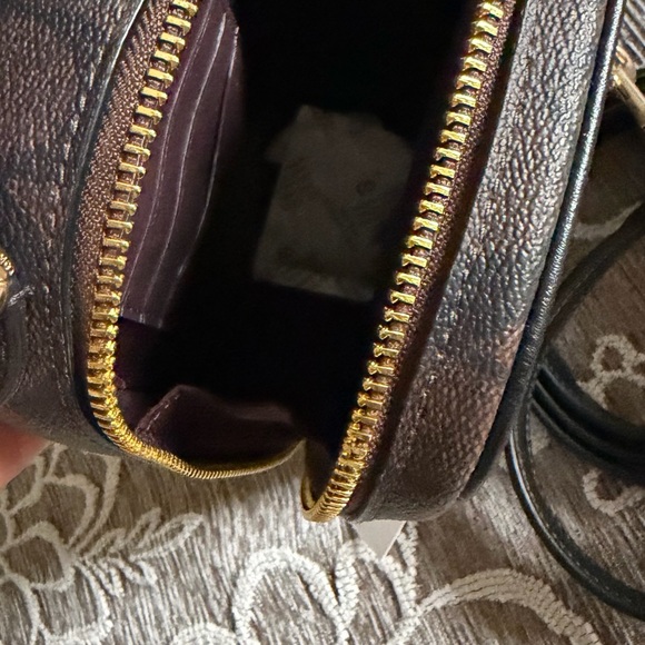 Coach Brown and Black Crossbody Bag - Picture 3 of 5